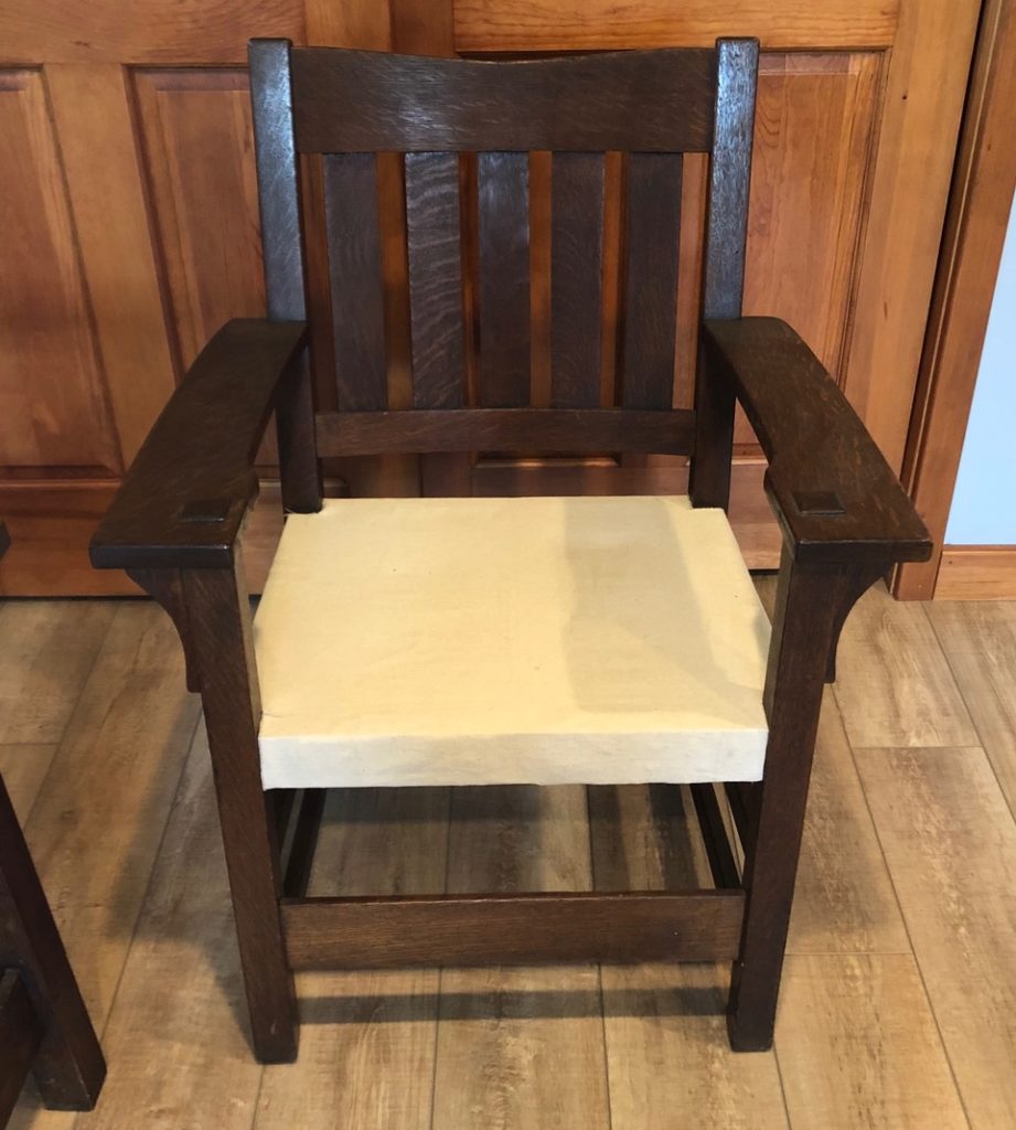 The V Back Chair Designs Of Craftsman, Mission Style Armchair