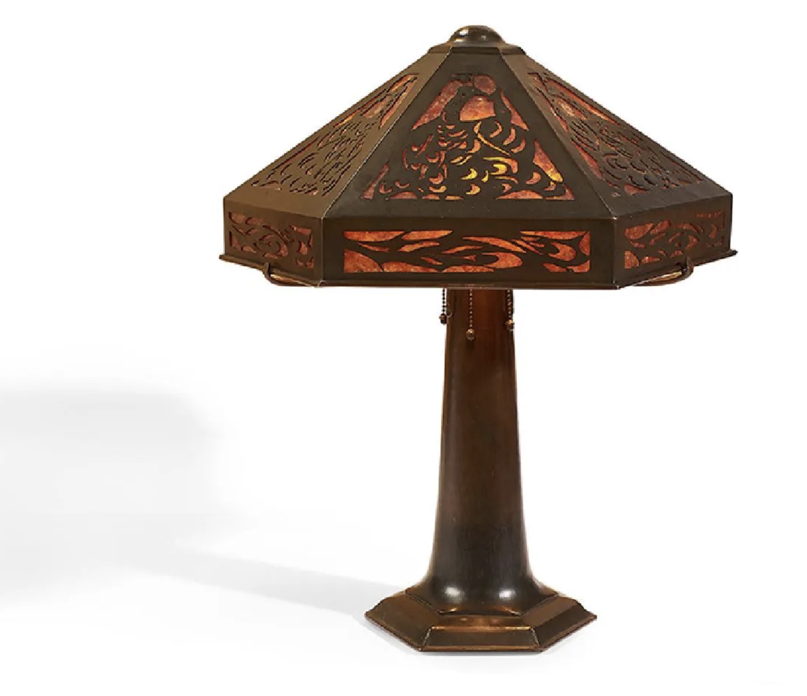 Hammered Copper Table Lamp by Dirk Van Erp | Arts and Crafts Collector