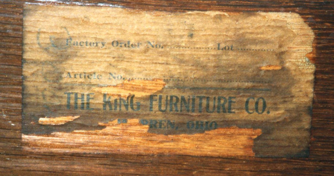 King Furniture Co. Arts and Crafts Collector